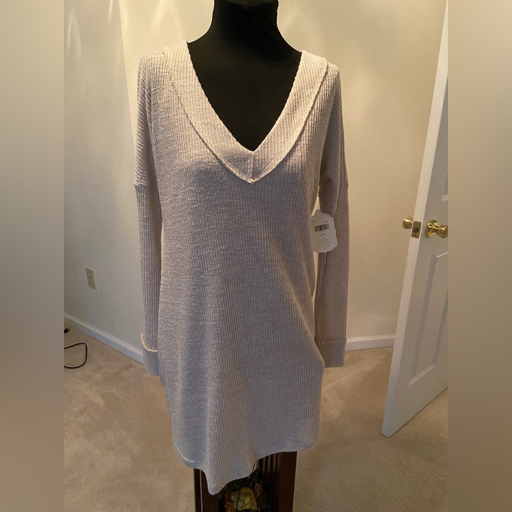 NWT Tan sweater dress